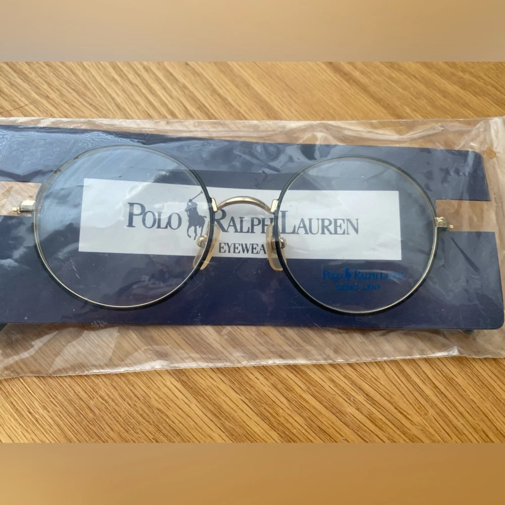 NWT Vintage Polo Ralph Lauren eyewear glasses round frames YG/O75 Lennon Japan - Picture 2 of 7